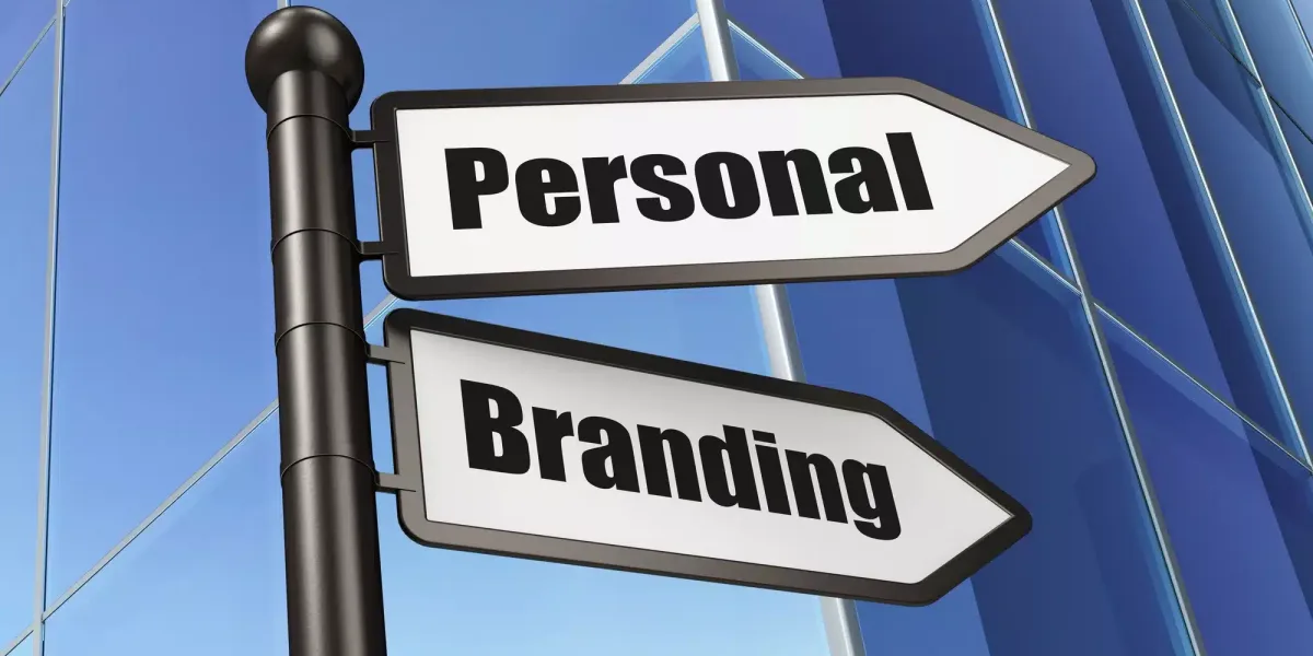 Marketing concept: Personal Branding on Building background